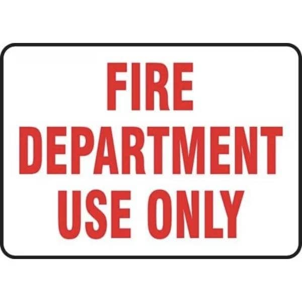 Accuform Adhesive Glow Vinyl, 7 in x 10 in, Adhesive MLFX904GF - main